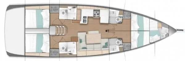Explore Göcek on a 14.42m Rental Jeanneau Sun Odyssey 490 - Fotoğraf 2