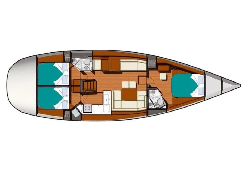 Explore Marmaris on a 15.07m Jeanneau Sun Odyssey 50 Sailing Yacht Rental - Fotoğraf 2