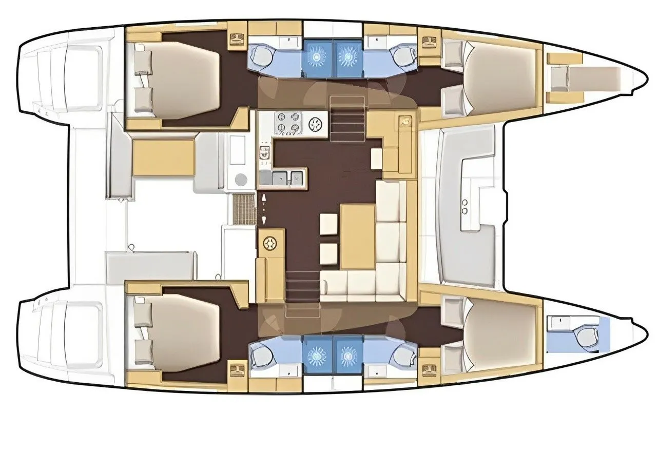 Eldoris Lagoon 40: Komfort & Abenteuer in Bodrum - Fotoğraf 2