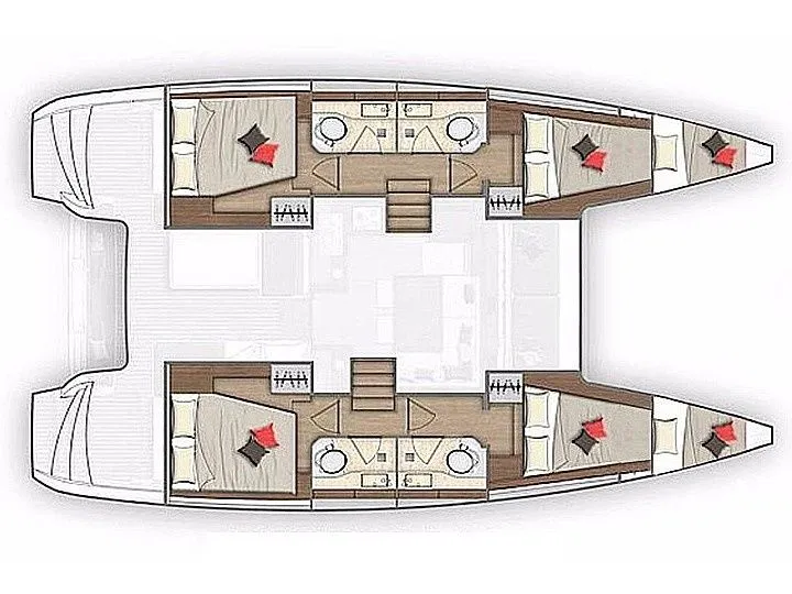 11.74m Orhaniye Lagoon 40 Catamaran Hire - Fotoğraf 2
