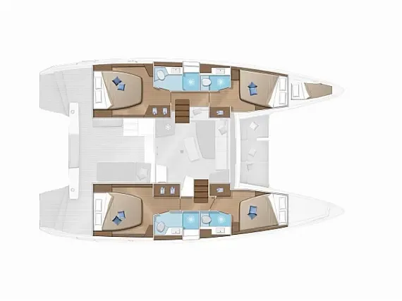 Kami Lagoon 42: Spacious, Cool & Cozy Catamaran - Fotoğraf 2