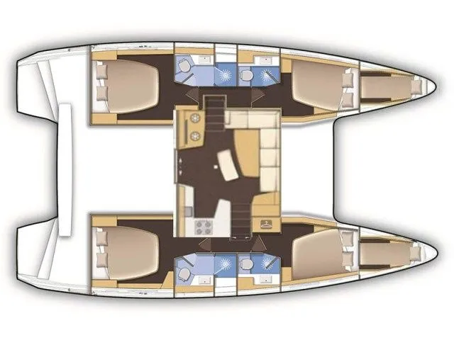 Explore Göcek on a 12.8m Rental Catamaran - Fotoğraf 2