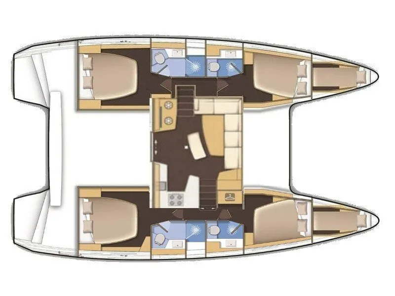 Rent a 12.8m Lagoon 42 Catamaran in Orhaniye - Fotoğraf 2