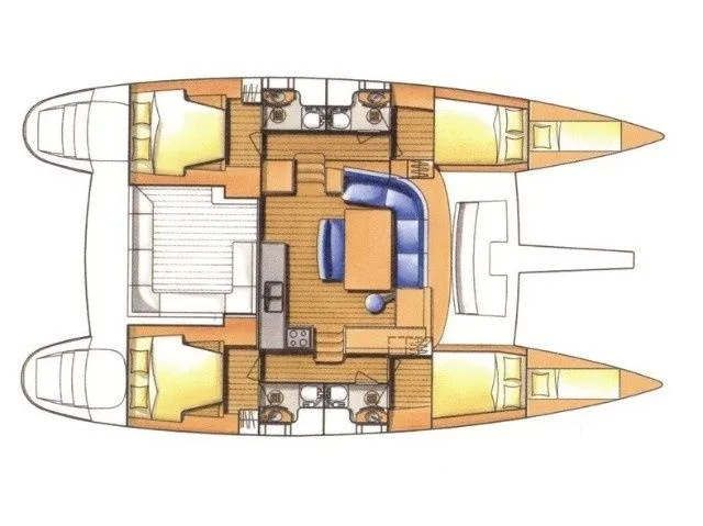 Rent a 14m Catamaran in Bodrum - Fotoğraf 2