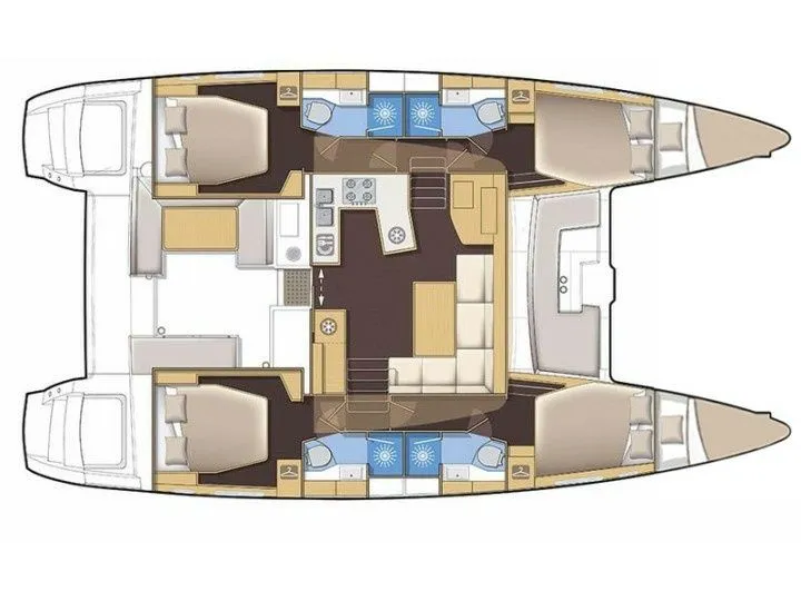 Charter a 13.96m Catamaran in Fethiye - Fotoğraf 2