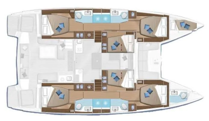 Rent a 14.6m Catamaran in Marmaris - Fotoğraf 2