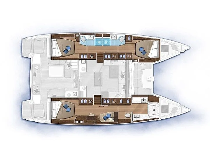 Rent a 14.75m Lagoon 50 Catamaran in Fethiye - Fotoğraf 2