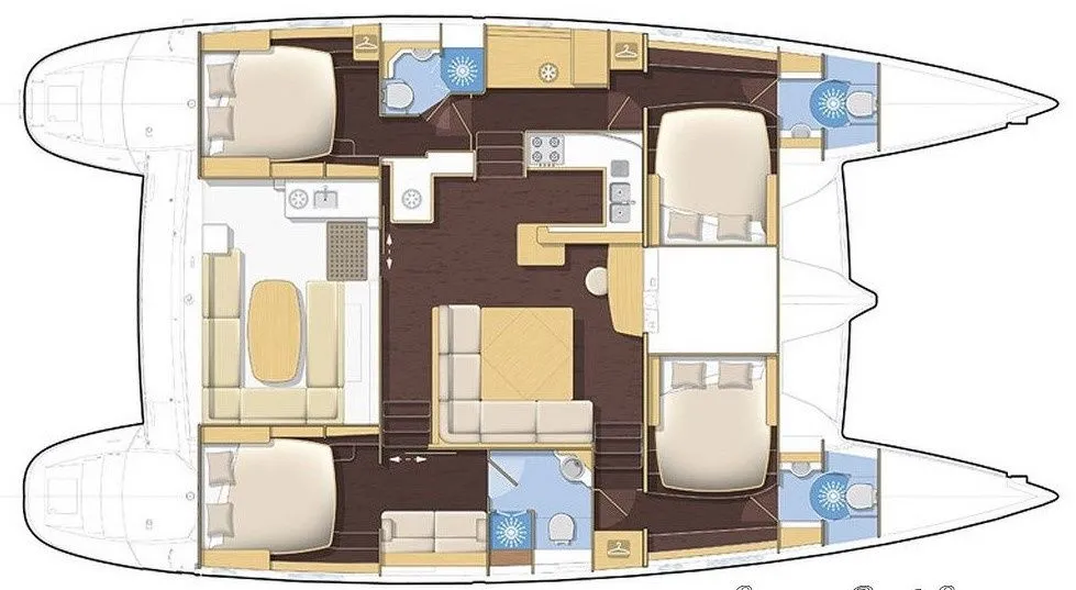 Rent a 15.24m Lagoon 500 Catamaran in Fethiye - Fotoğraf 2