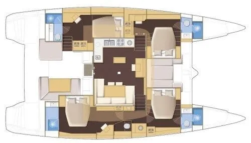 Арендуйте 15.84м катамаран в Фетхие - Fotoğraf 2