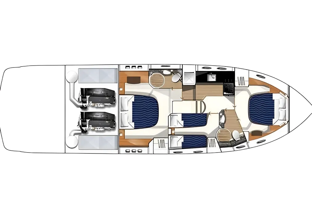 İstanbul 16.5m Kiralık Motoryat - Fotoğraf 2
