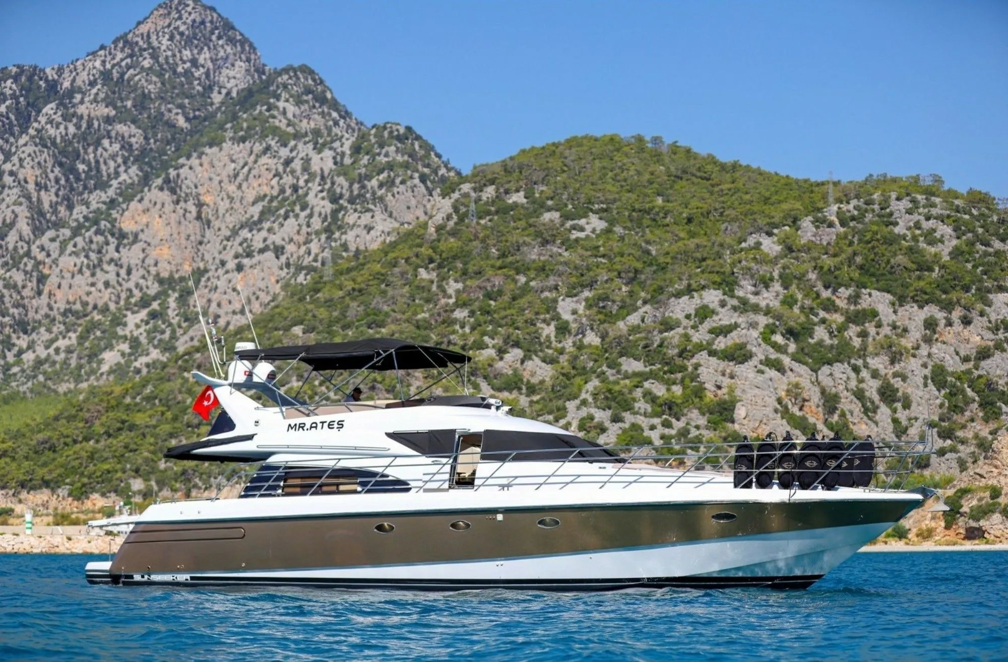 Antalya Kiralık Sunseeker Manhattan 62 19m Motoryat - Fotoğraf 3