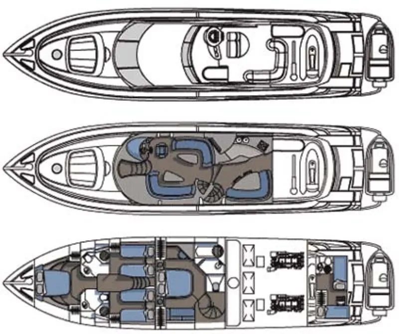 Взять в чартер 24м Sunseeker Manhattan 74 моторная яхта в Гёчек - Fotoğraf 2