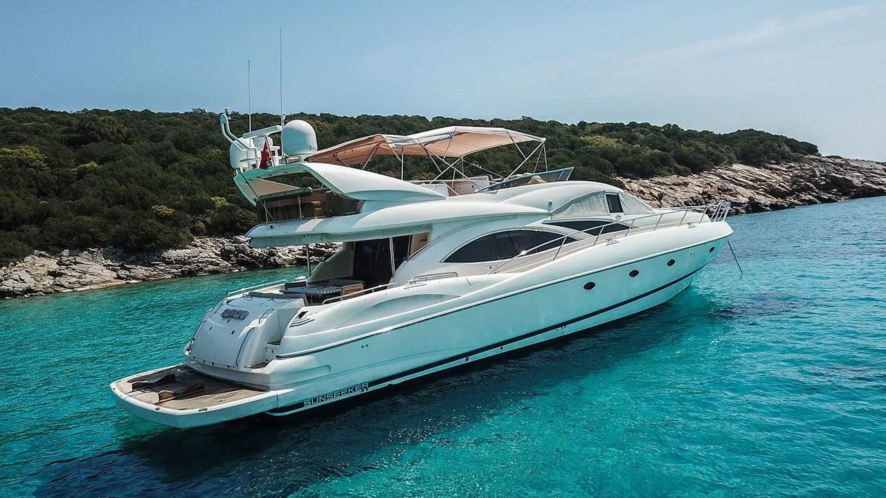 Bodrum 25m Kiralık Sunseeker Manhattan 74 Motoryat - Fotoğraf 2