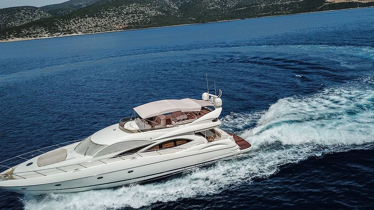 Bodrum 25m Kiralık Sunseeker Manhattan 74 Motoryat - Fotoğraf 5
