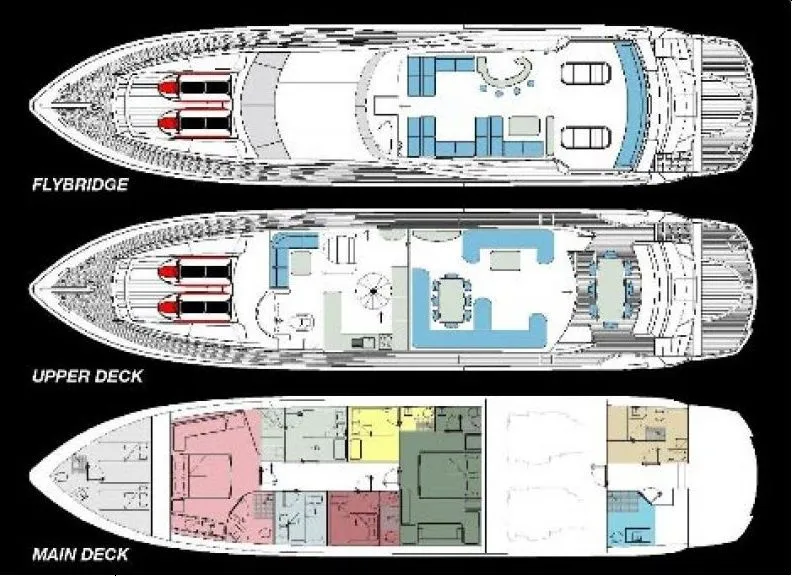 Charter a 29.7m 6 Cabin Motor Yacht in Bodrum - Fotoğraf 2